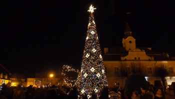 Odpaliliśmy choinkę na działdowskim rynku