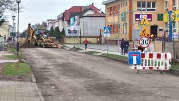 Trwa przebudowa ciągu ulic w Działdowie [FILM]