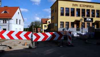 Młyńska i Wolności w remoncie