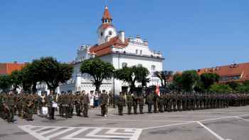 Pomorska Dywizja Zmechanizowana na działdowskim rynku
