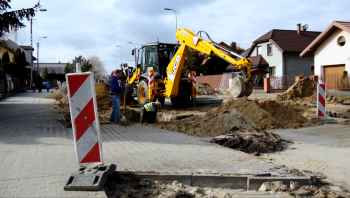 Ulica Krasickiego w remoncie