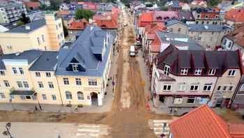 Ulica Kościuszki w remoncie