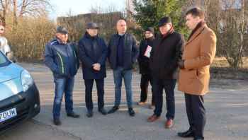 Odbiór końcowy dwóch inwestycji drogowych w gminie Lidzbark