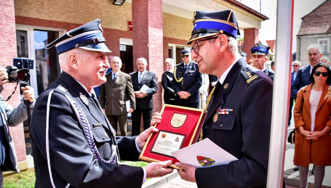 Jan Florek - Komendant Straży Pożarnej w Działdowie odszedł na emeryturę. (Fot. FB)