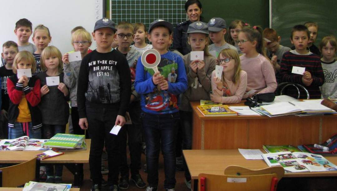 Poznali zasady bezpiecznego poruszania się. (Fot. KPP)