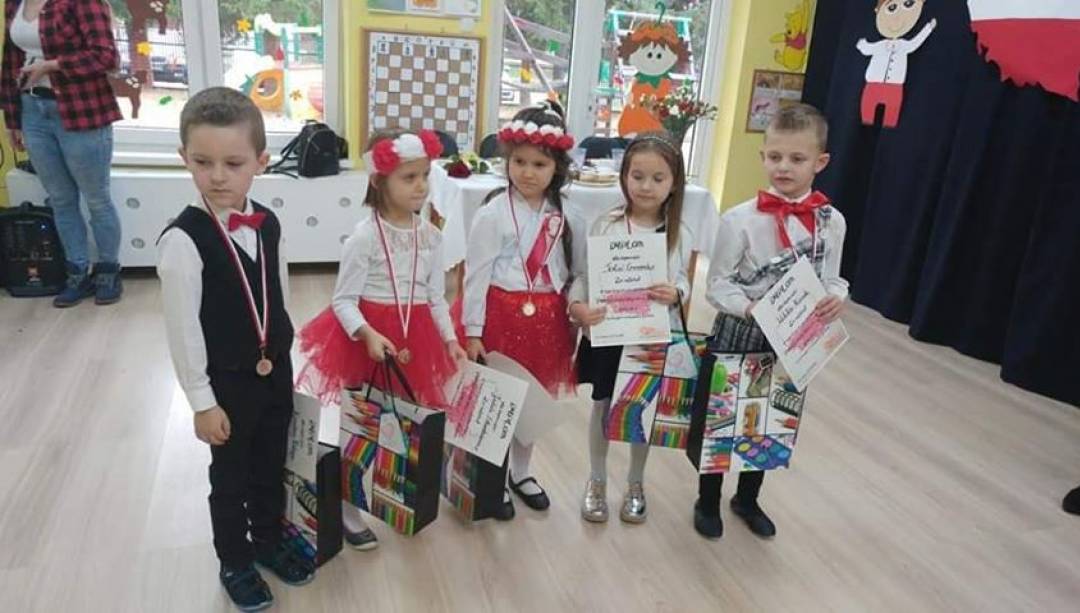 Przedszkolny konkurs recytatorski rozstrzygnięty. (Fot. Przedszkole uMisia)