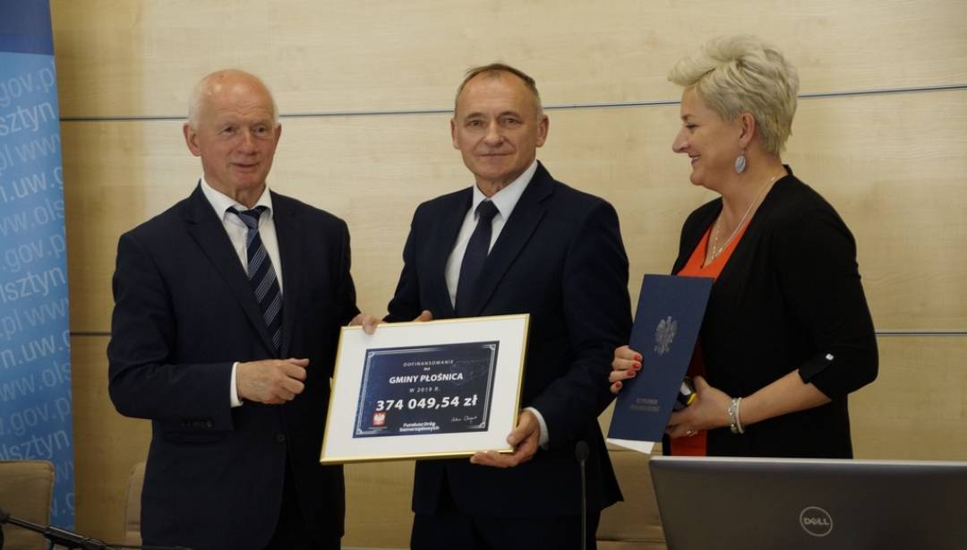 Do naszej gminy trafią kolejne wielkie dofinansowania. (Fot. UG Płośnica)