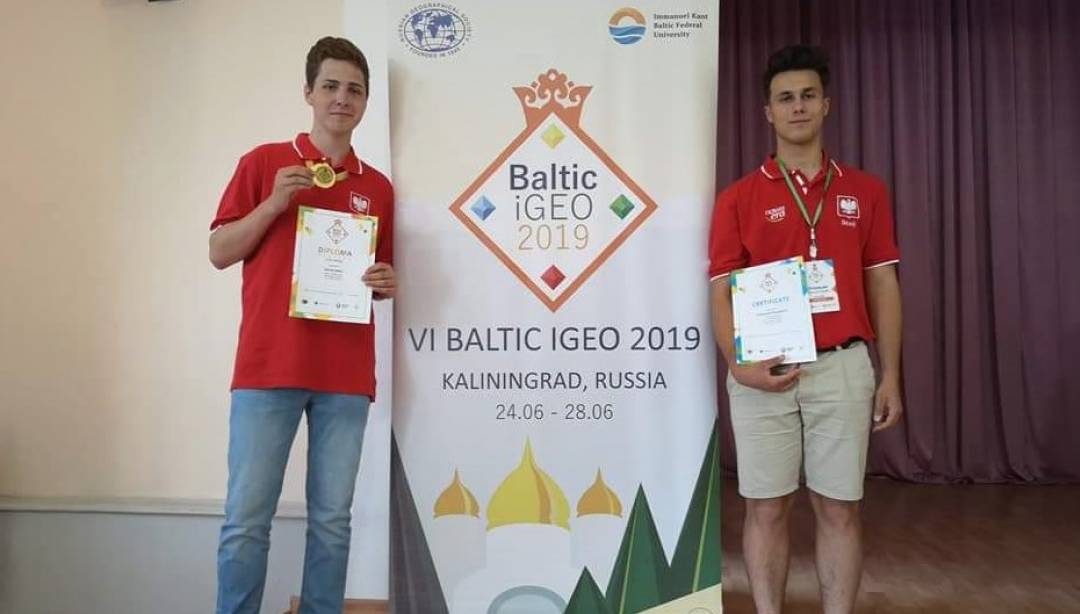 Maciej Dercz wywalczył złoty medal na VI Bałtyckiej Międzynarodowej Olimpiadzie Geograficznej. (Fot. PD)