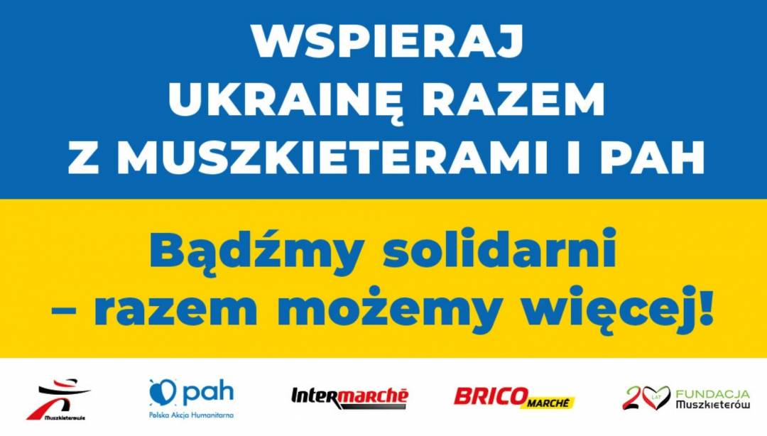 Milion złotych od Muszkieterów dla Ukrainy!