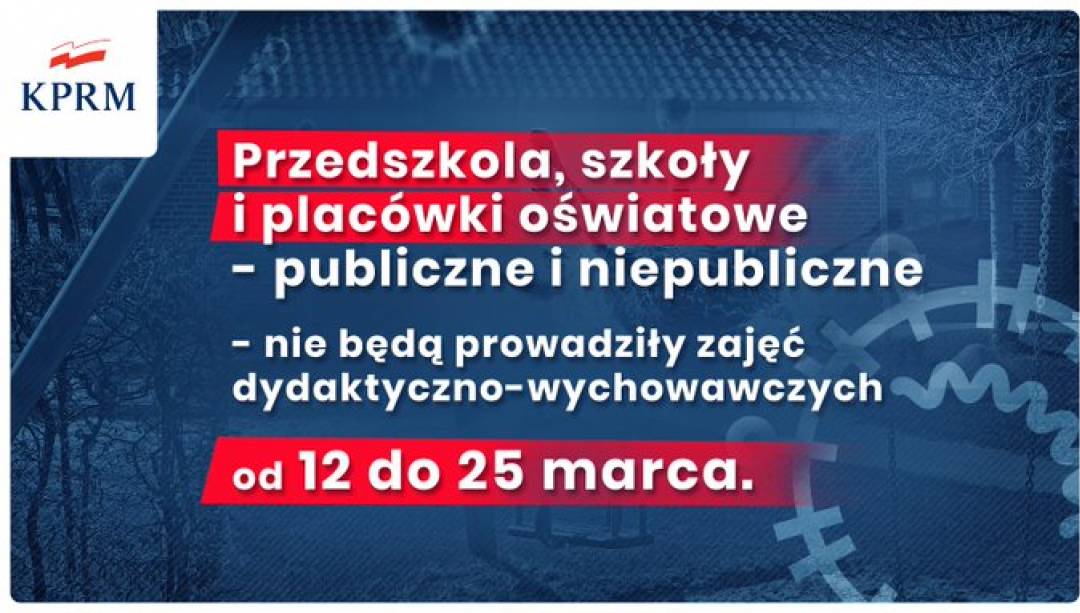 PILNE! Zajęcia w szkołach przedszkolach i żłobkach zawieszone! (Fot. onet.pl)