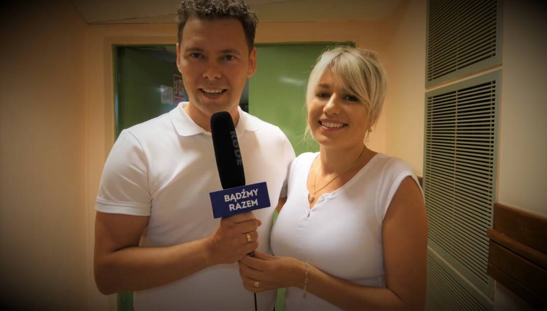 Zastępca burmistrza wraz z żoną w programie Czar Par. (Fot. TVP)