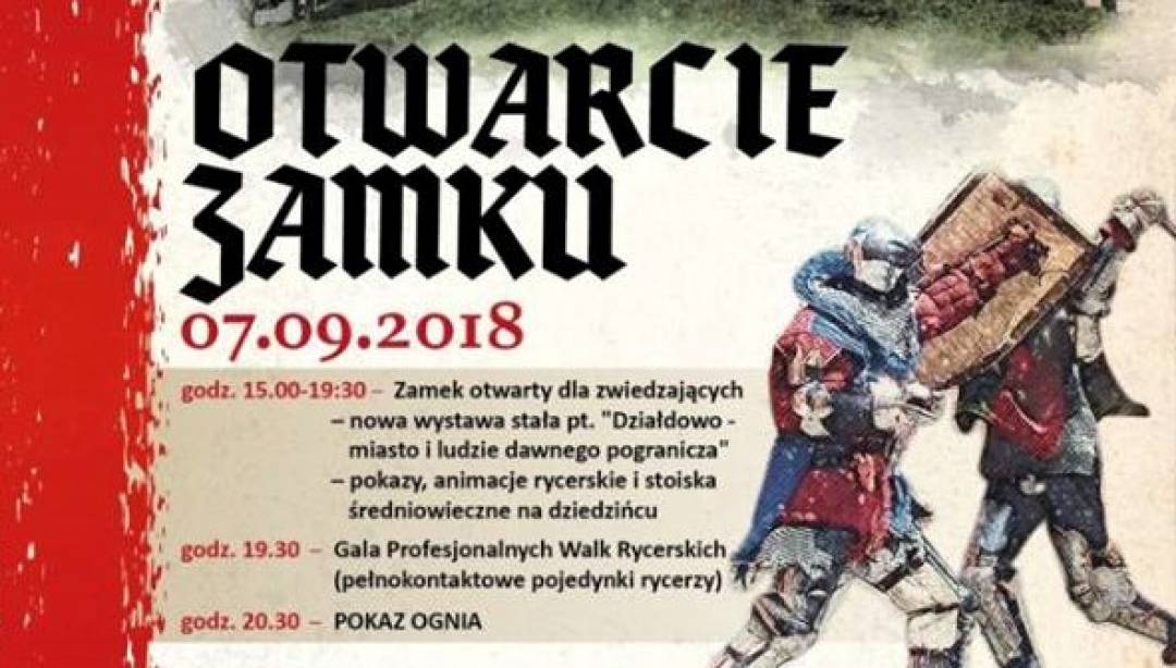 Zamek otwarty dla zwiedzających. (Fot. UM Działdowo)