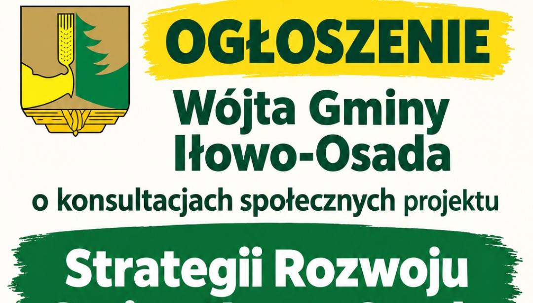 OGŁOSZENIE Wójta Gminy Iłowo-Osada