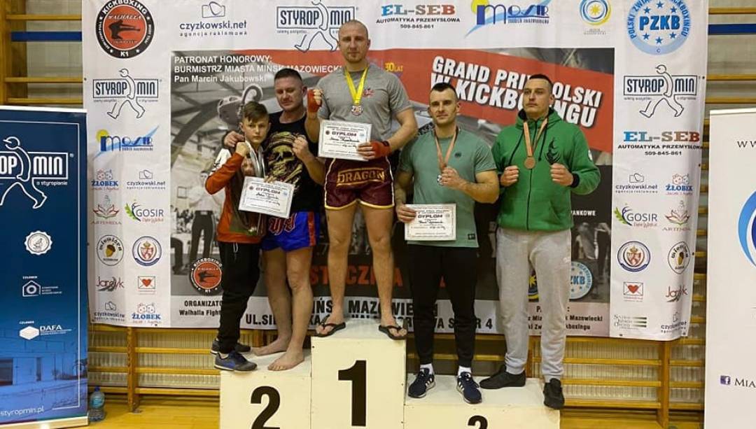 Nasi na turnieju grand prix polski w Kick boxingu. (Fot. AK)