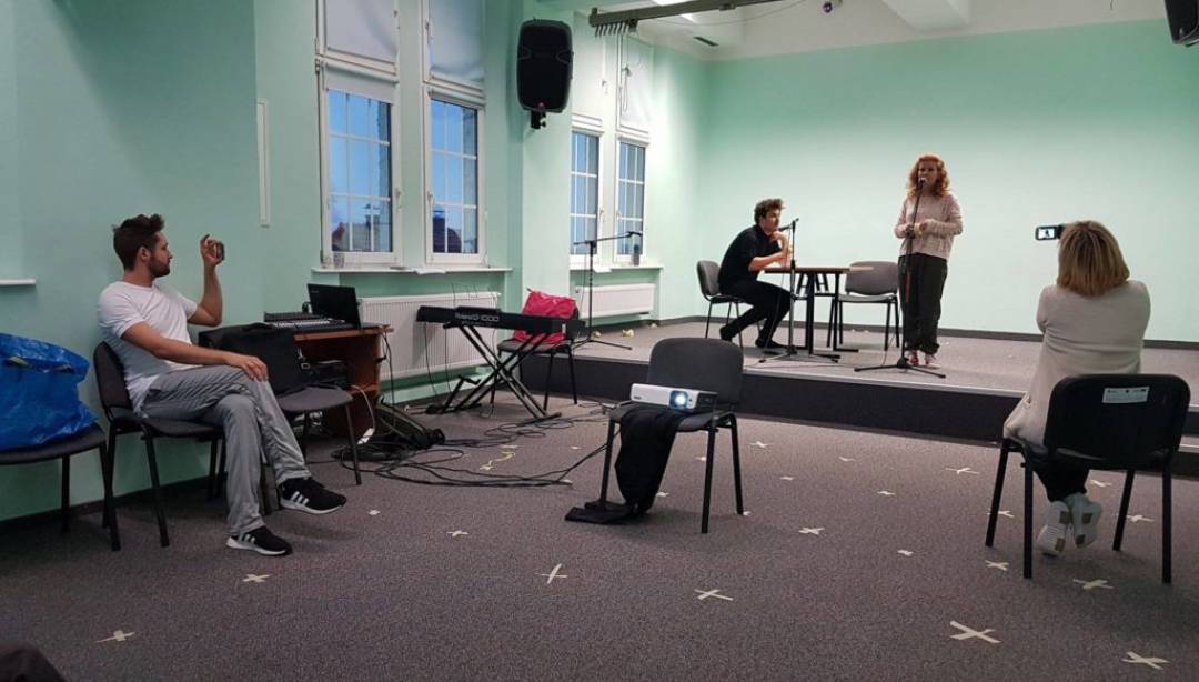 Warsztaty teatralne w domu kultury (Fot. Archiwum MDK Działdowo)