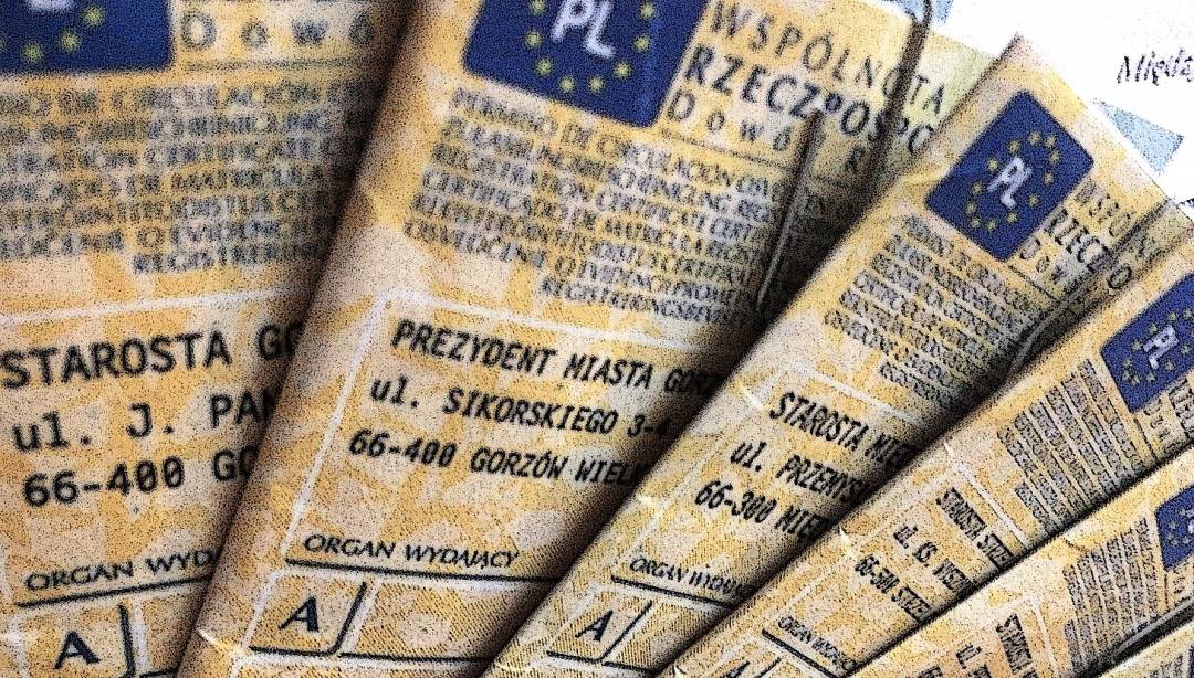 Od poniedziałku bez dowodu rejestracyjnego!. (Fot. limanowa.in)