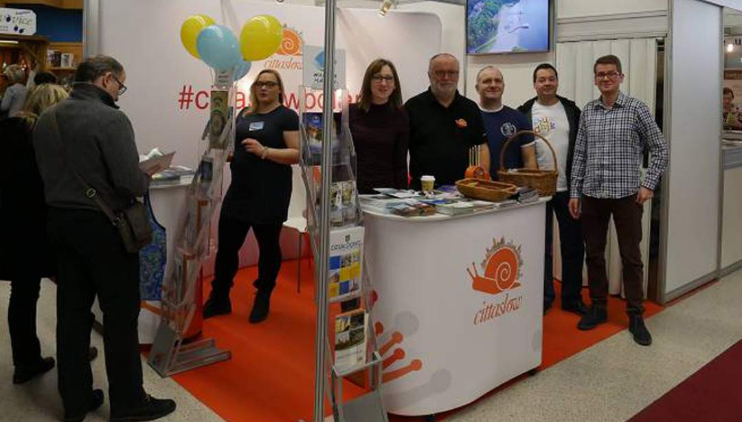 W ramach Targów w Ostrawie, pn. Turystyka, Region, SPA, zorganizowane zostało stoisko Polskiej Sieci Miast Cittaslow (fot. UM). 