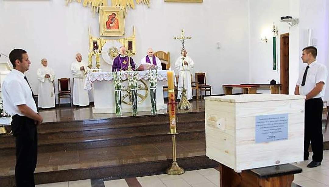Szczątki zamordowanych w obozach koncentracyjnych w Działdowie pochowane. (Fot. UM Działdowo)