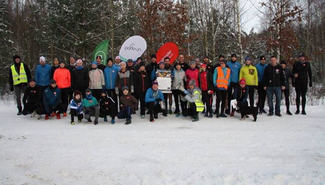 #75 parkrun Działdowo wspiera WOŚP. (Fot. Dorota Marcinkowska)
