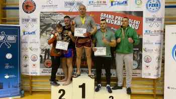 Nasi na podium w grand prix polski w Kick boxingu