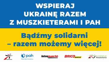 Milion złotych od Muszkieterów dla Ukrainy!