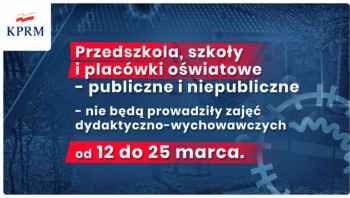 PILNE! Zajęcia w szkołach przedszkolach i żłobkach zawieszone!